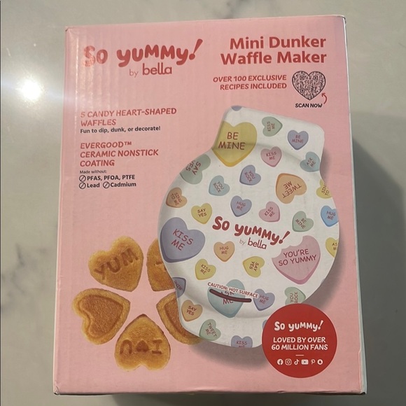 So yummy by Bella mini dunker waffle maker NIB - Picture 1 of 3